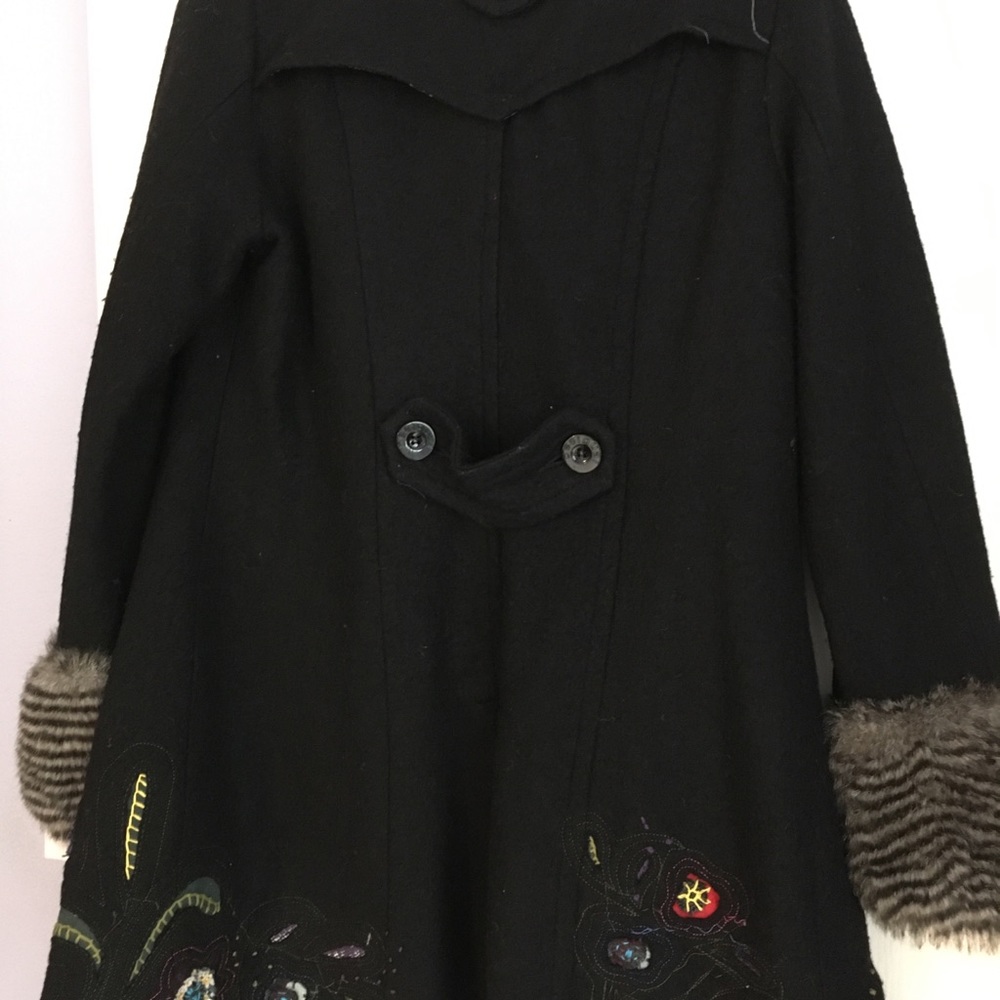 Desigual winter embroidered jacket - Picture 2 of 12